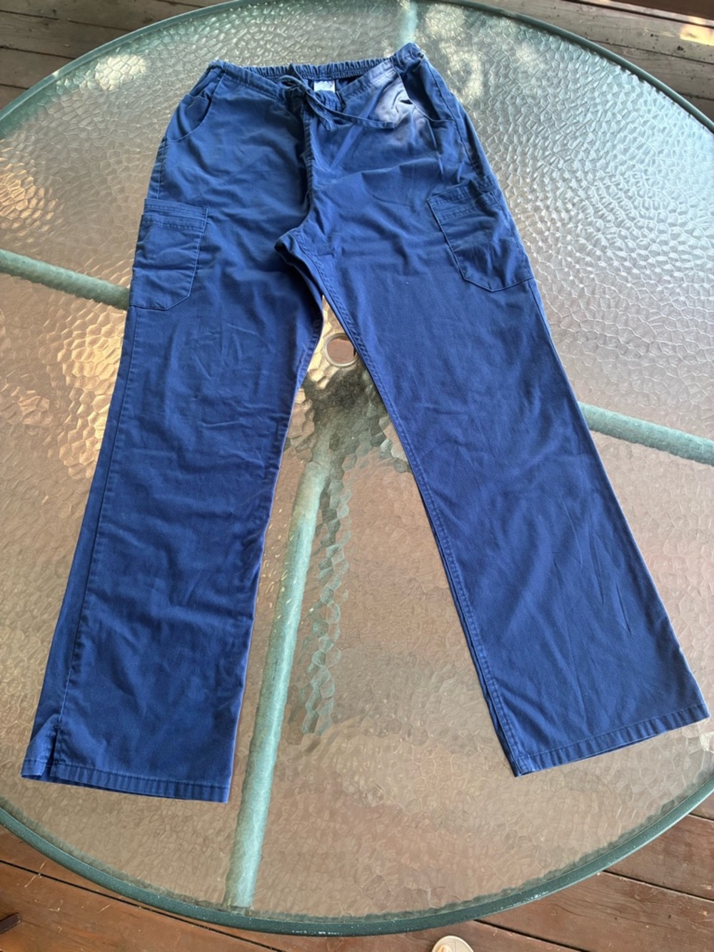 Butter Soft stretch Navy scrub Pants medium